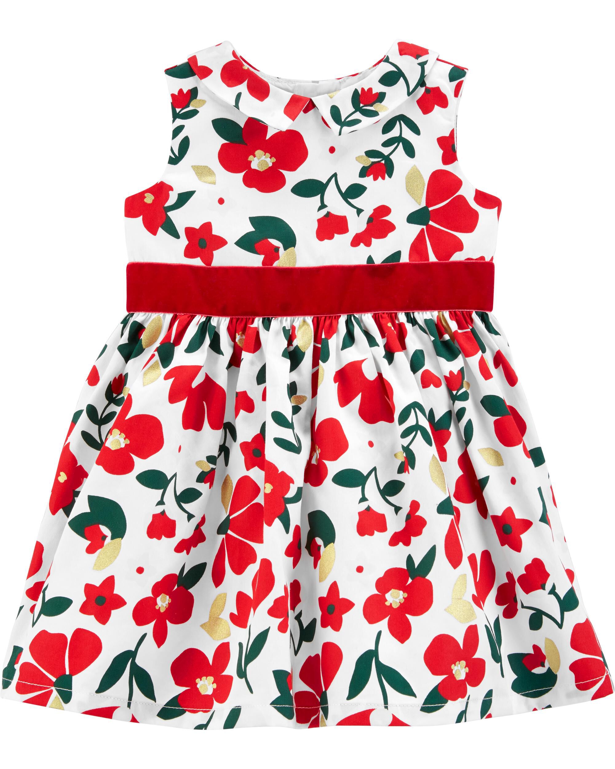 carters baby girl christmas dresses