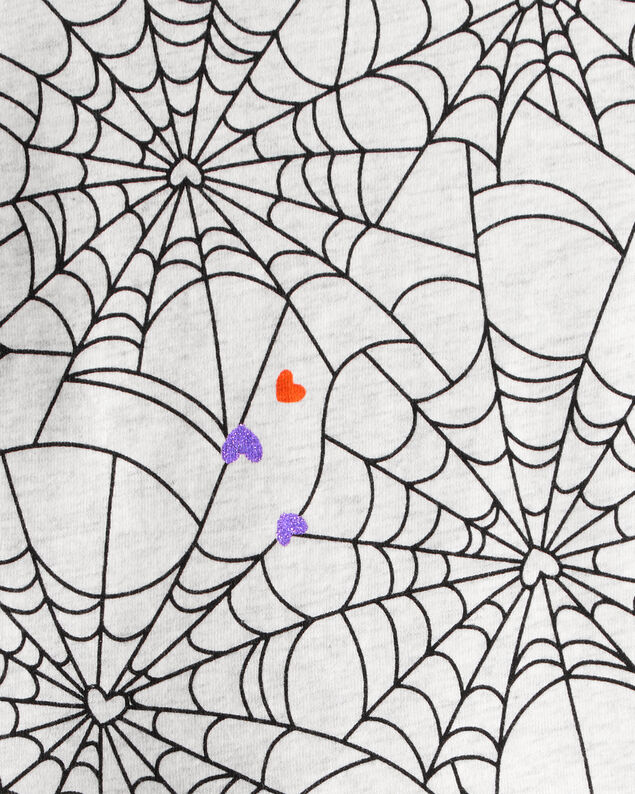 Product image 2 of Baby Halloween Spiderwebs Long-Sleeve Tee - White/Black