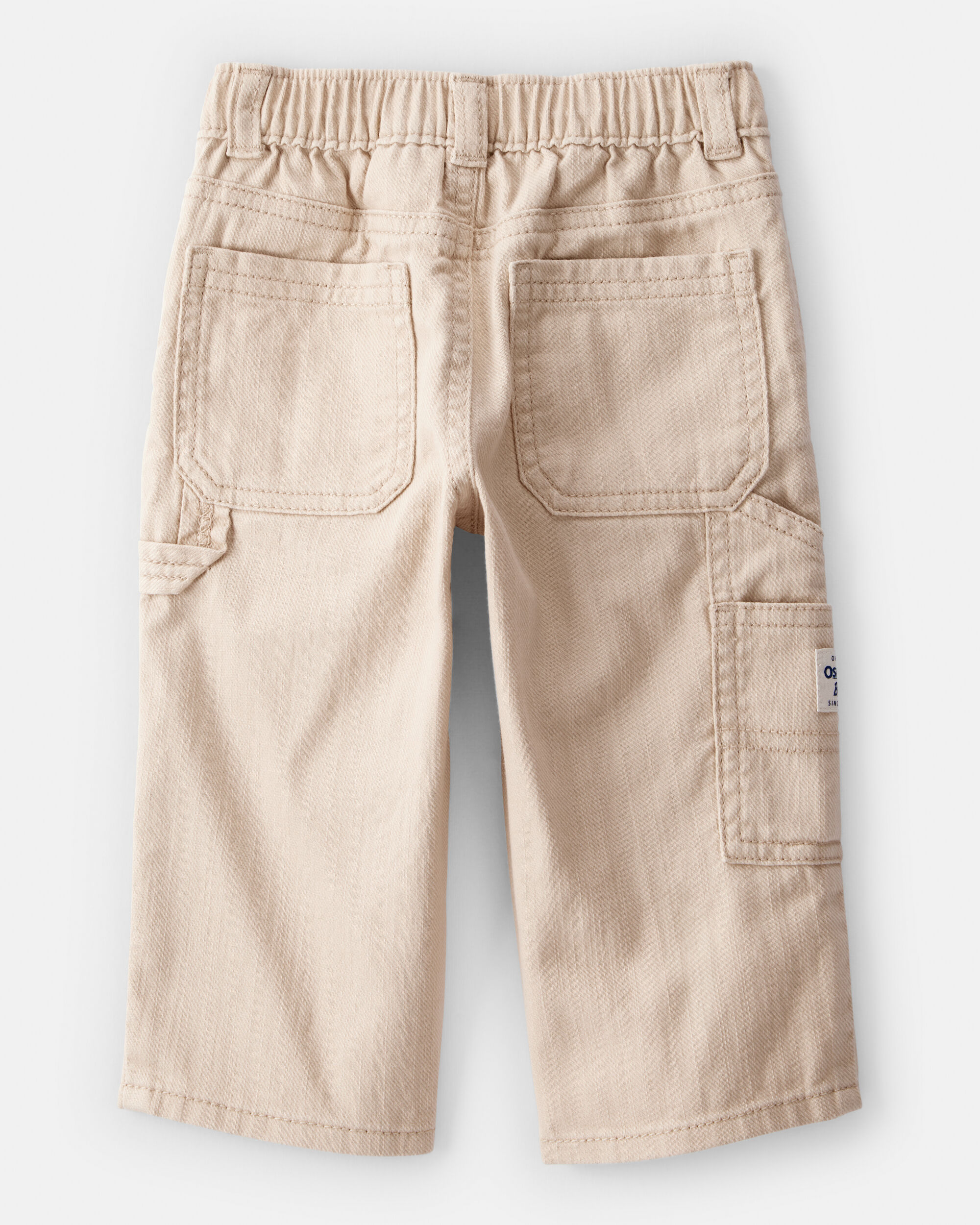 Baby Boy Pull On Carpenter Pant - Khaki