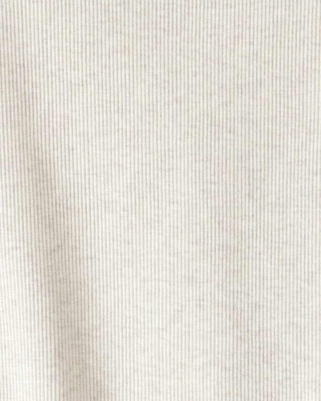 Product image 2 of Girls Cotton Short-Sleeve Top - Oatmeal