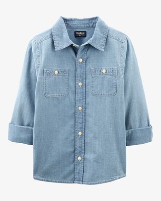 Product image 2 of Kid Button-Front Chambray Shirt