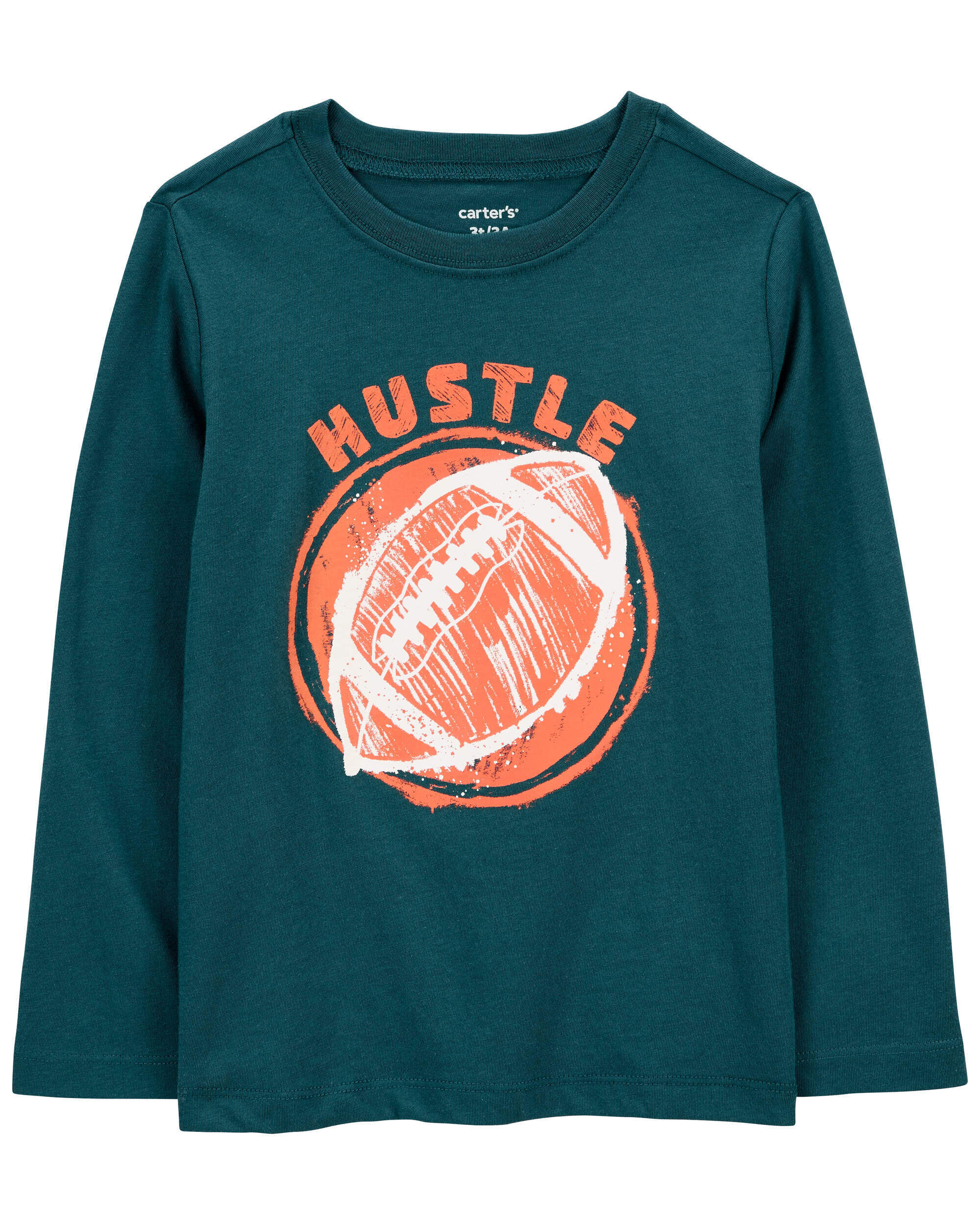 Toddler Hustle Football Graphic Tee - Carter's | Carter's