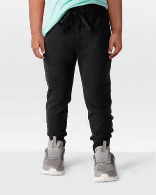 Product image 2 of Toddler Pull-On Drawstring Joggers - Black