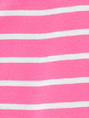 Multi - Toddler 1-Piece Striped 100% Snug Fit Cotton Footie Pajamas, Selected