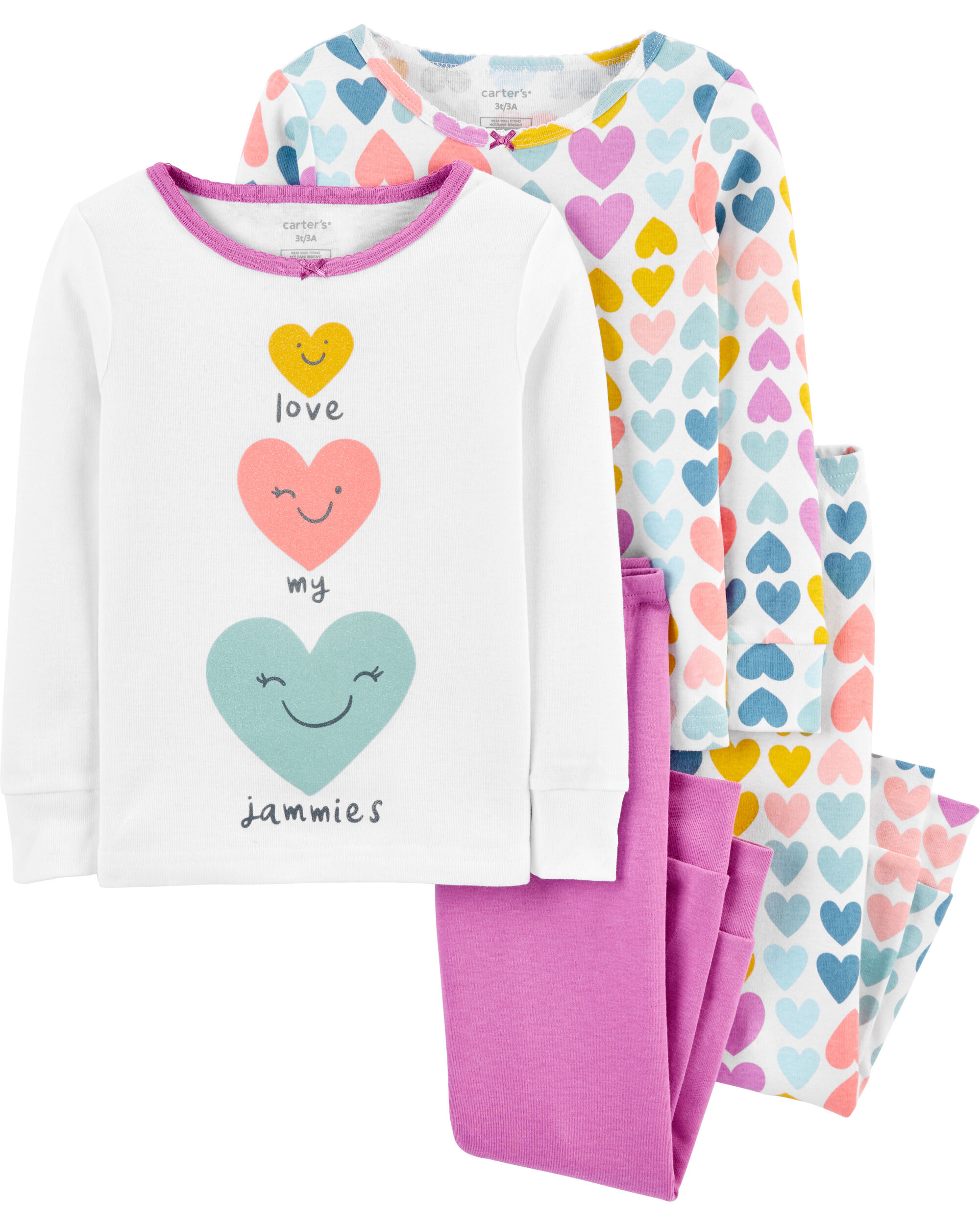 carters baby girl pajamas