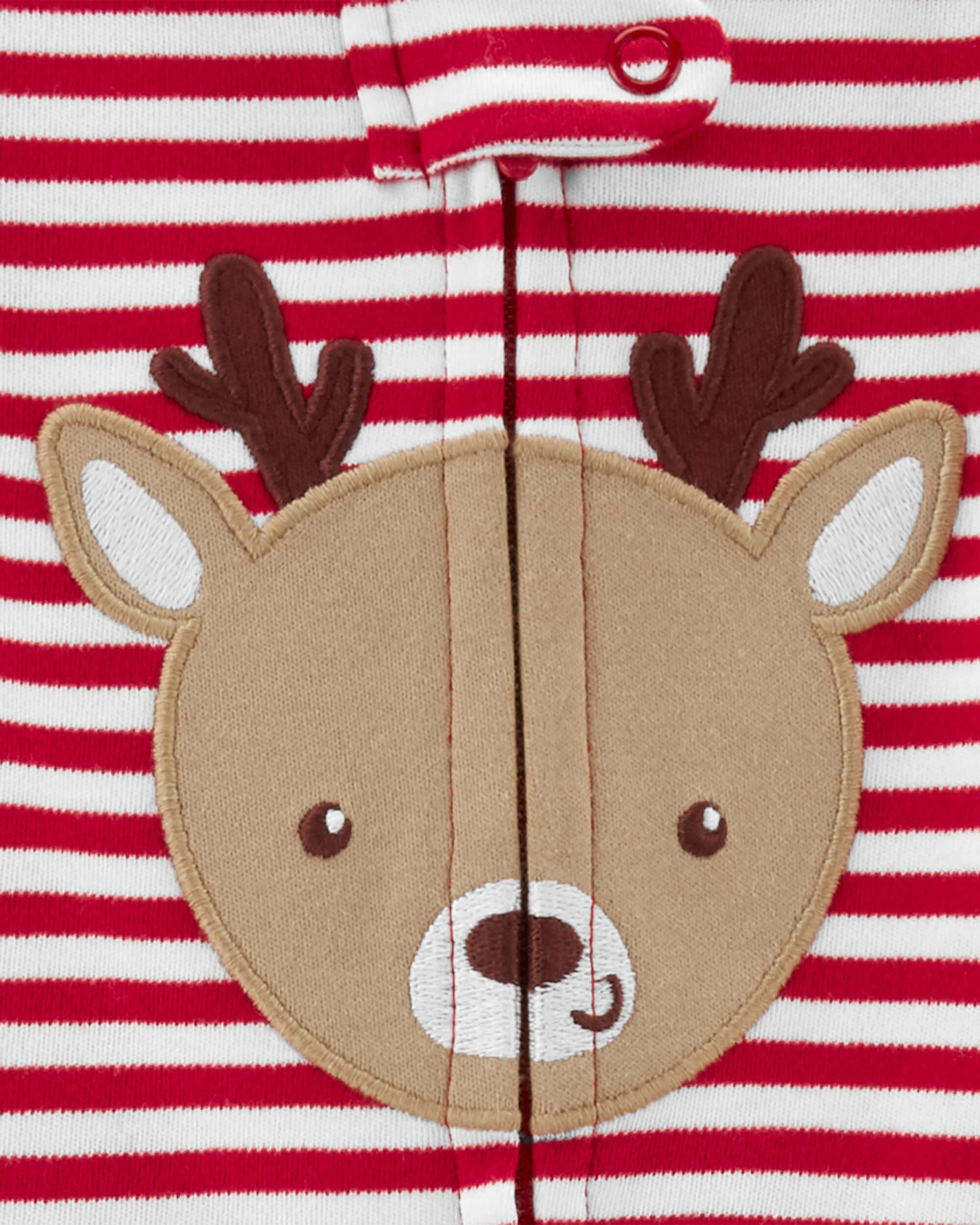 Baby Reindeer 2 Way Zip Cotton Sleep Play Pajamas Carter s Carter s
