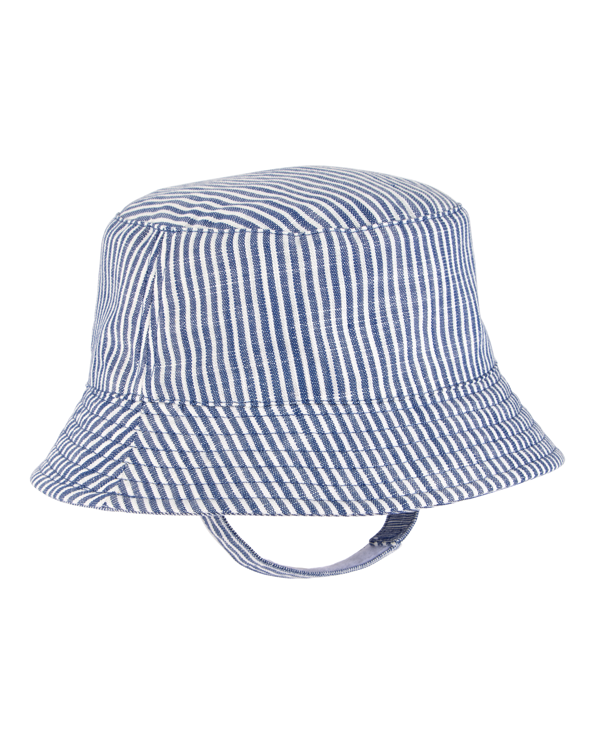 Baby Girl Linen Chambray Sun Hat - Denim
