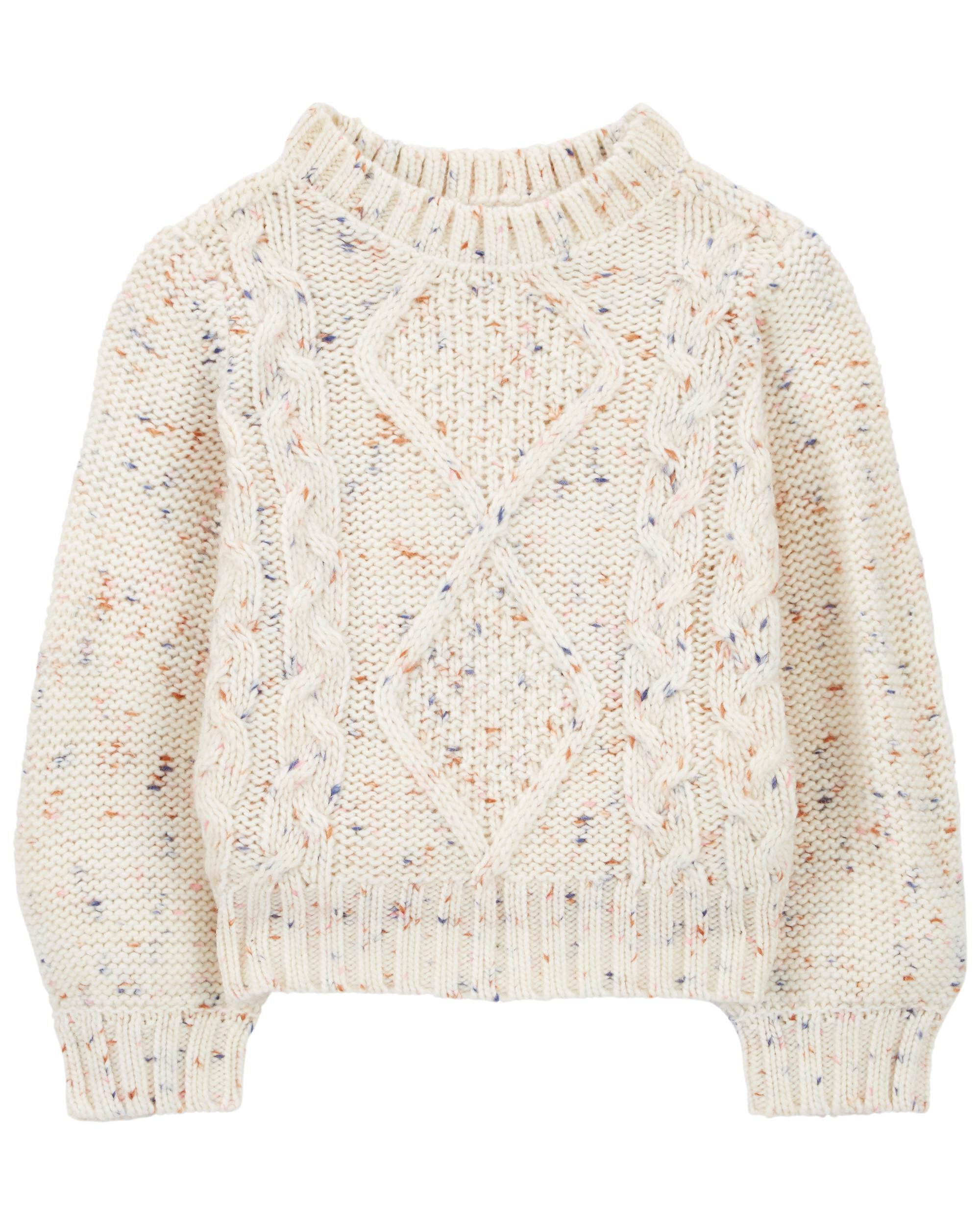 Baby Confetti Cable Knit Pullover Sweater - OshKosh B'gosh