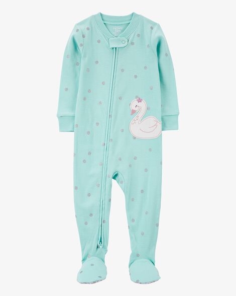  Product image 5 of Toddler 2-Pack Cotton Rib 1-Piece Footie Pajamas