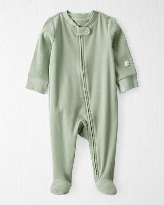 Product image 2 of Baby Organic Cotton Rib Sleep & Play Pajamas