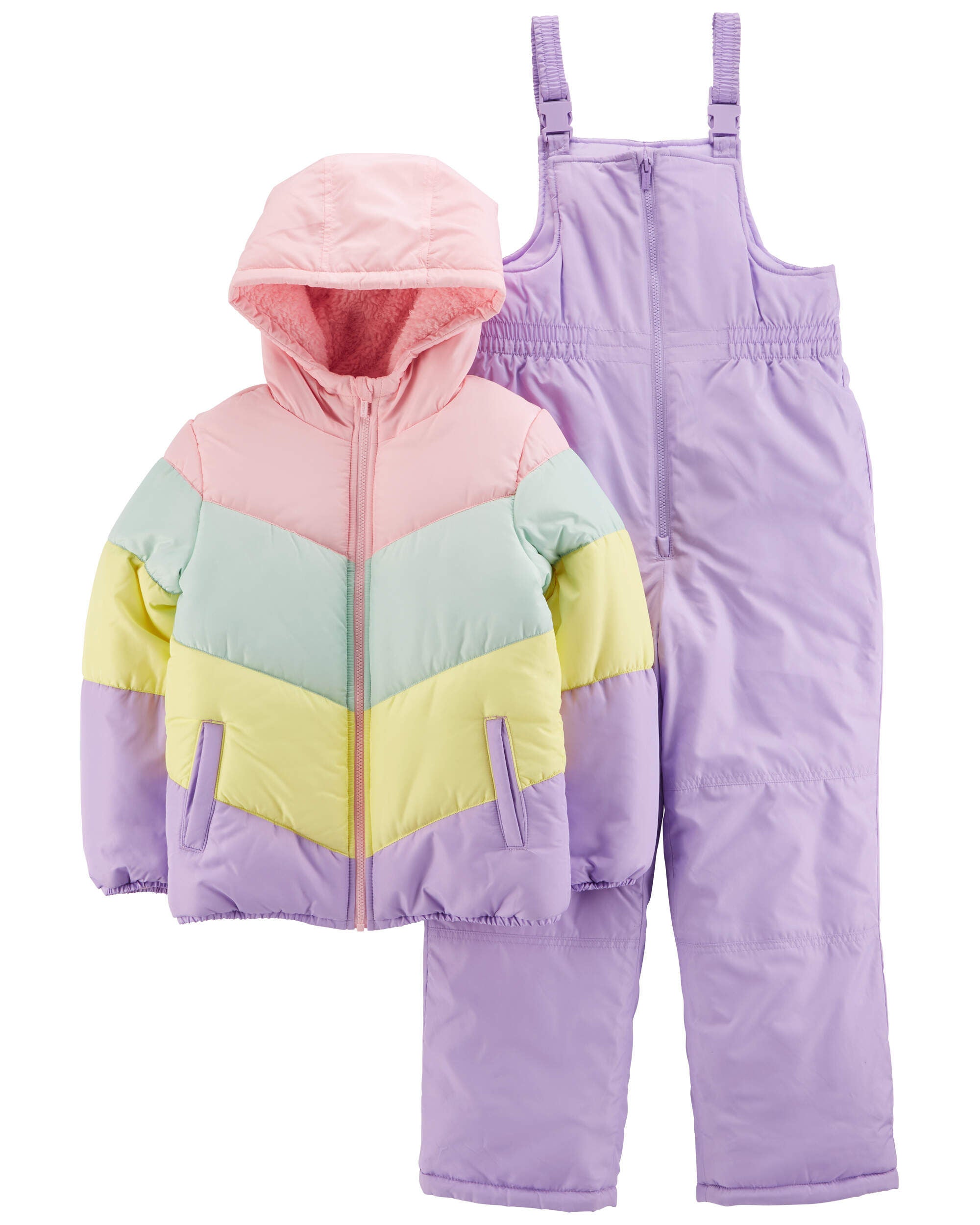 Kid 2 Piece Rainbow Snowsuit Set Carter s Carter s