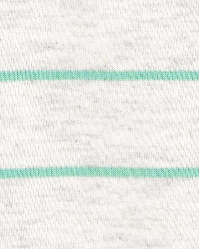 Product image 2 of Kid Striped Short-Sleeve Pocket Tee- Grey