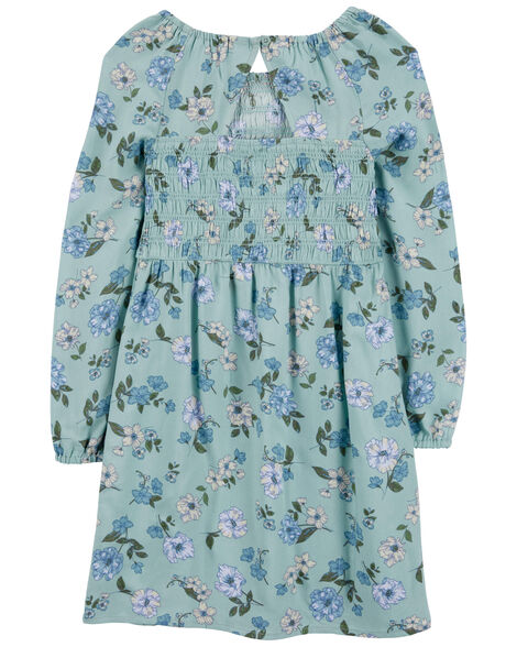  Product image 2 of Kid Floral Print Smocked Dress