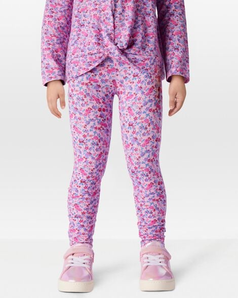 Product image 1 of Toddler Knit Leggings - Floral