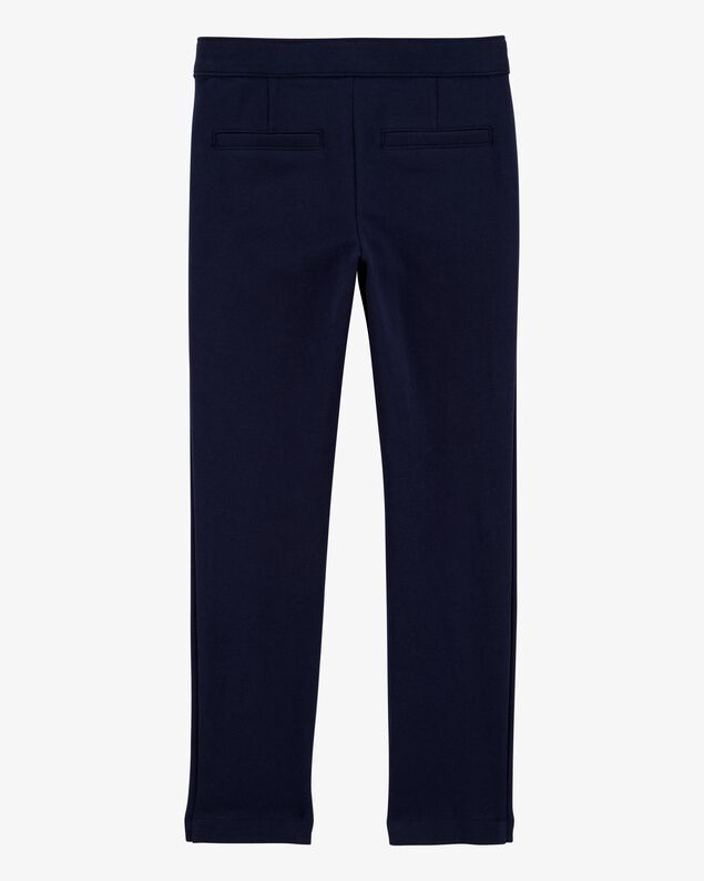 Product image 2 of Kid Ponte Knit Uniform Pants - Navy