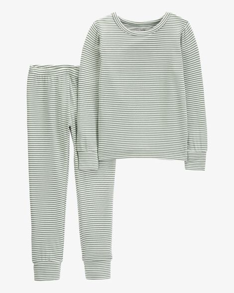 Product image 1 of Toddler 2-Piece Striped PurelySoft Pajamas