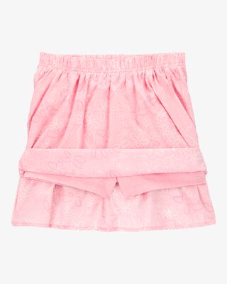 Product image 2 of Kid 2-Piece Print Skort Set - Pink