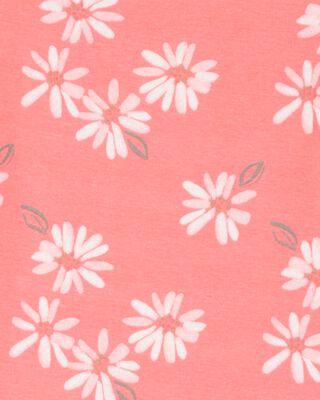 Product image 2 of Toddler 2-Piece Floral 100% Snug Fit Cotton Pajamas - Coral