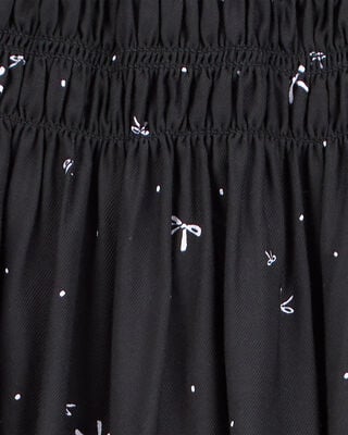 Product image 2 of Kid Bow Print Maxi Skirt - Black