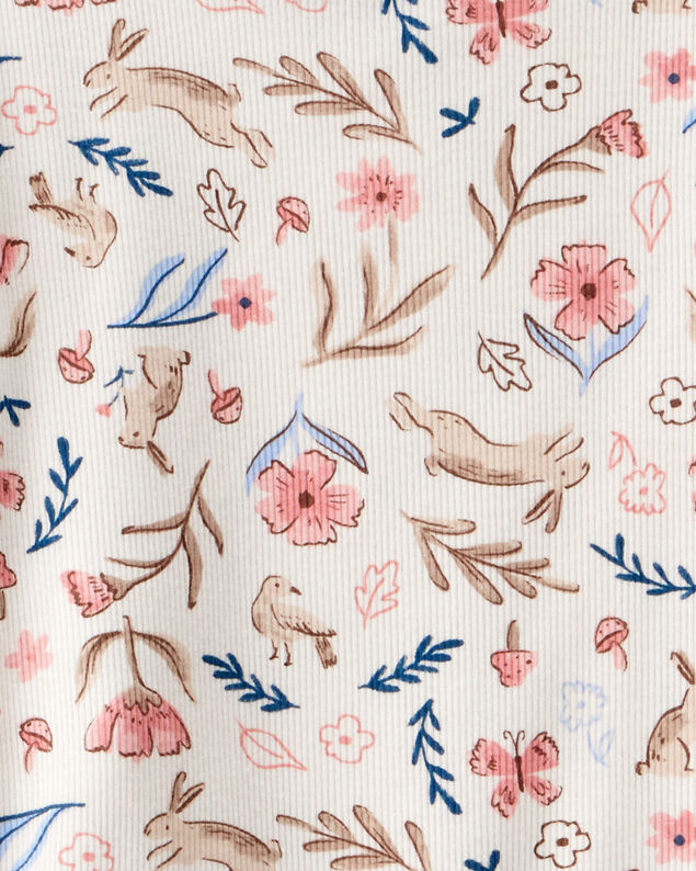 Product image 2 of Kid 2-Piece Floral 100% Snug Fit Cotton Pajamas