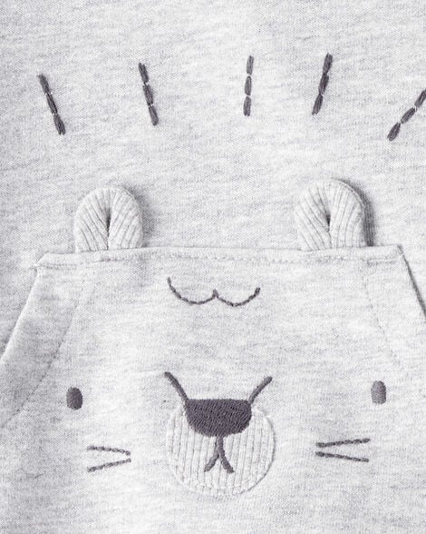  Product image 3 of Baby 3-Piece Lion Little Pullover Set - Grey/Green
