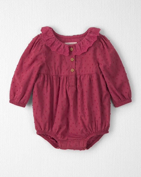 Baby Girl Organic Cotton Prairie Bubble