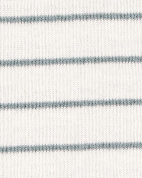  Product image 4 of Baby 3-Piece Striped Shortall Set - Blue