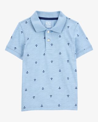 Product image 1 of Toddler Anchor Polo Shirt - Blue