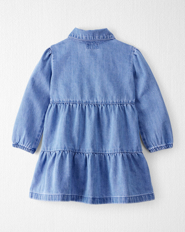 Product image 2 of Toddler Girl Organic Cotton Chambray Dress