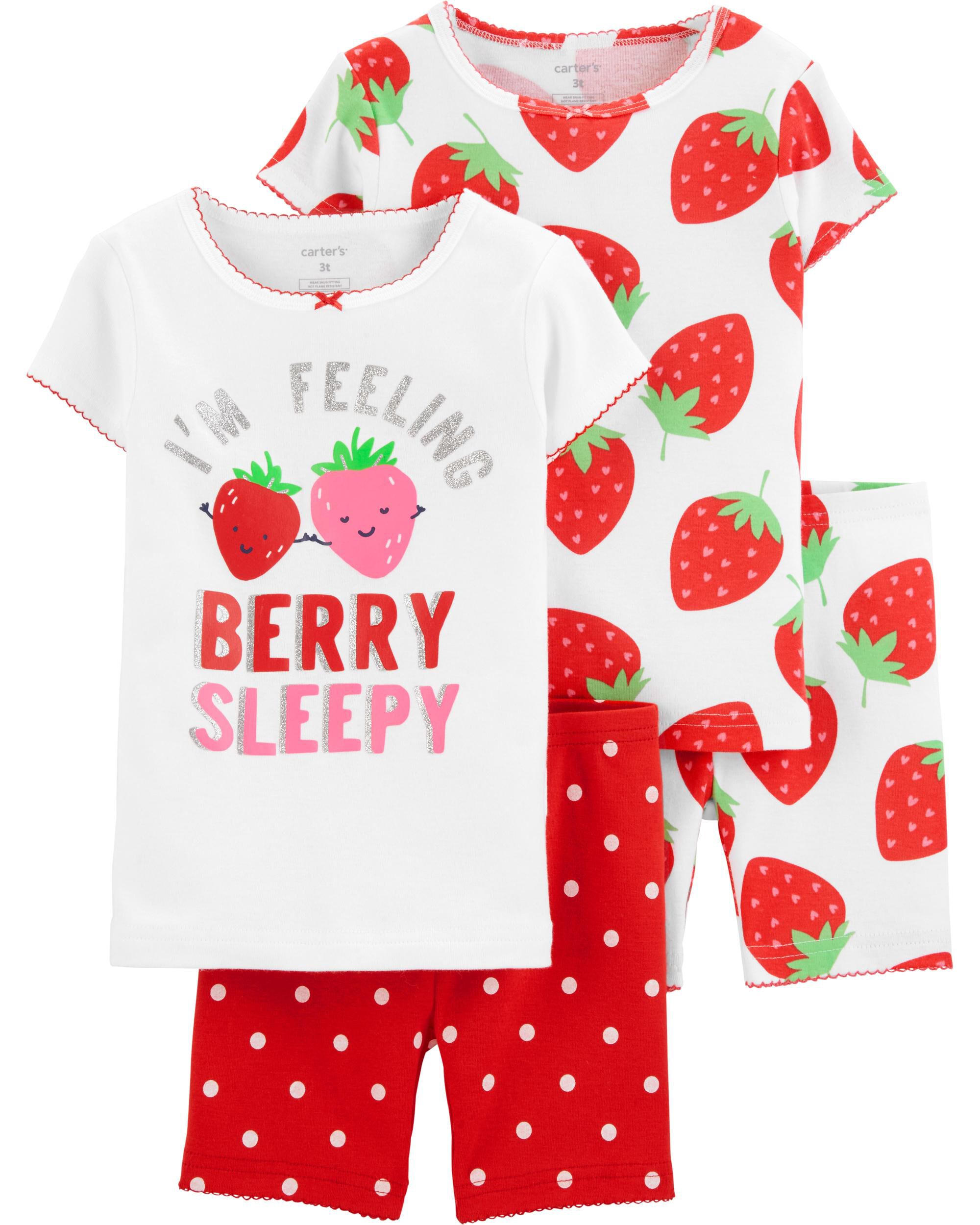 Carters strawberry pajamas Clearance