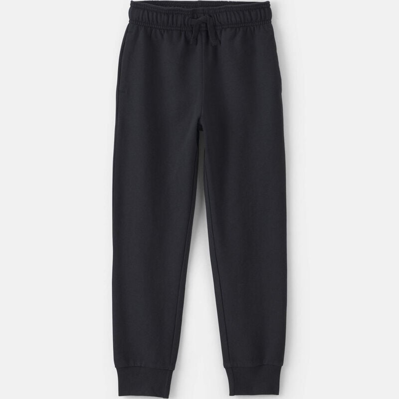 Toddler Boy Pull-On Drawstring Joggers - Black
