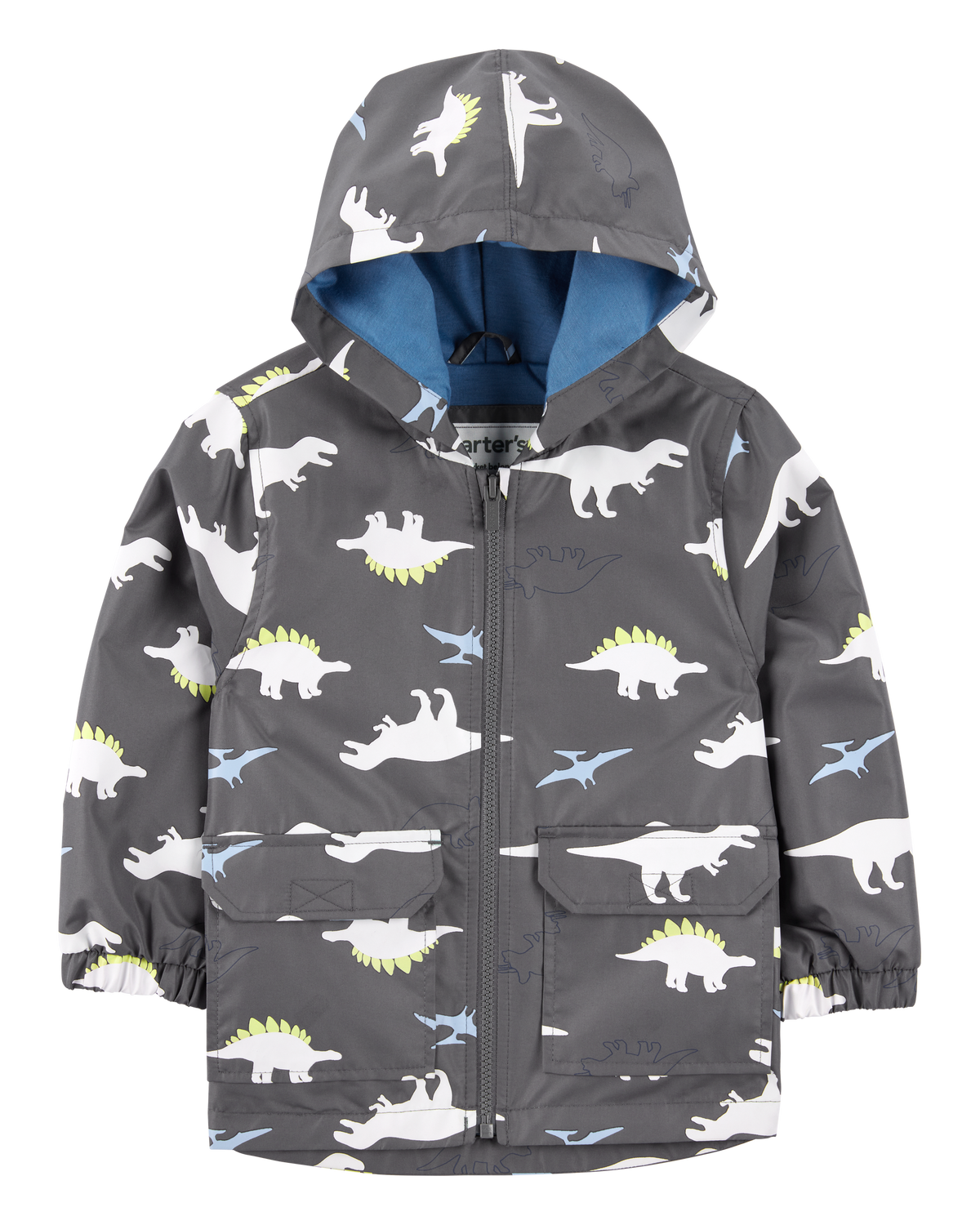 ■MISTER CHILD■ WEATHER MTM (2色) Toddler Dinosaur Color Changing Rain Jacket - Grey