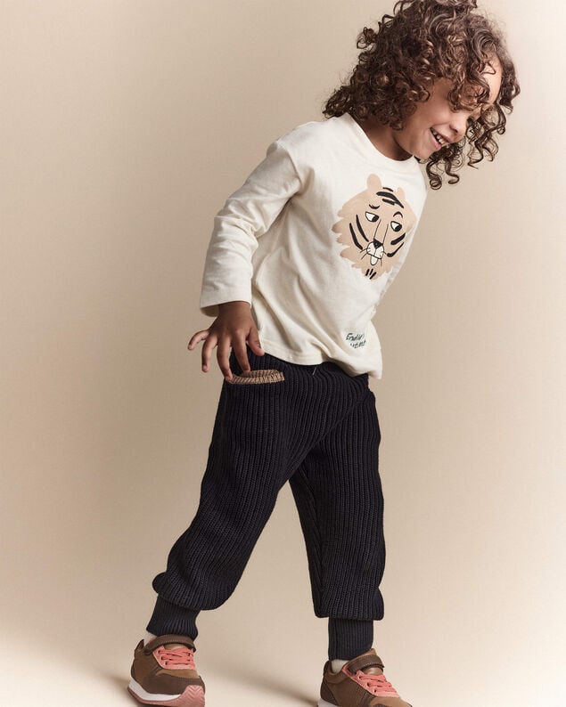 Product image 1 of Toddler Sweater Jogger Pant - Black