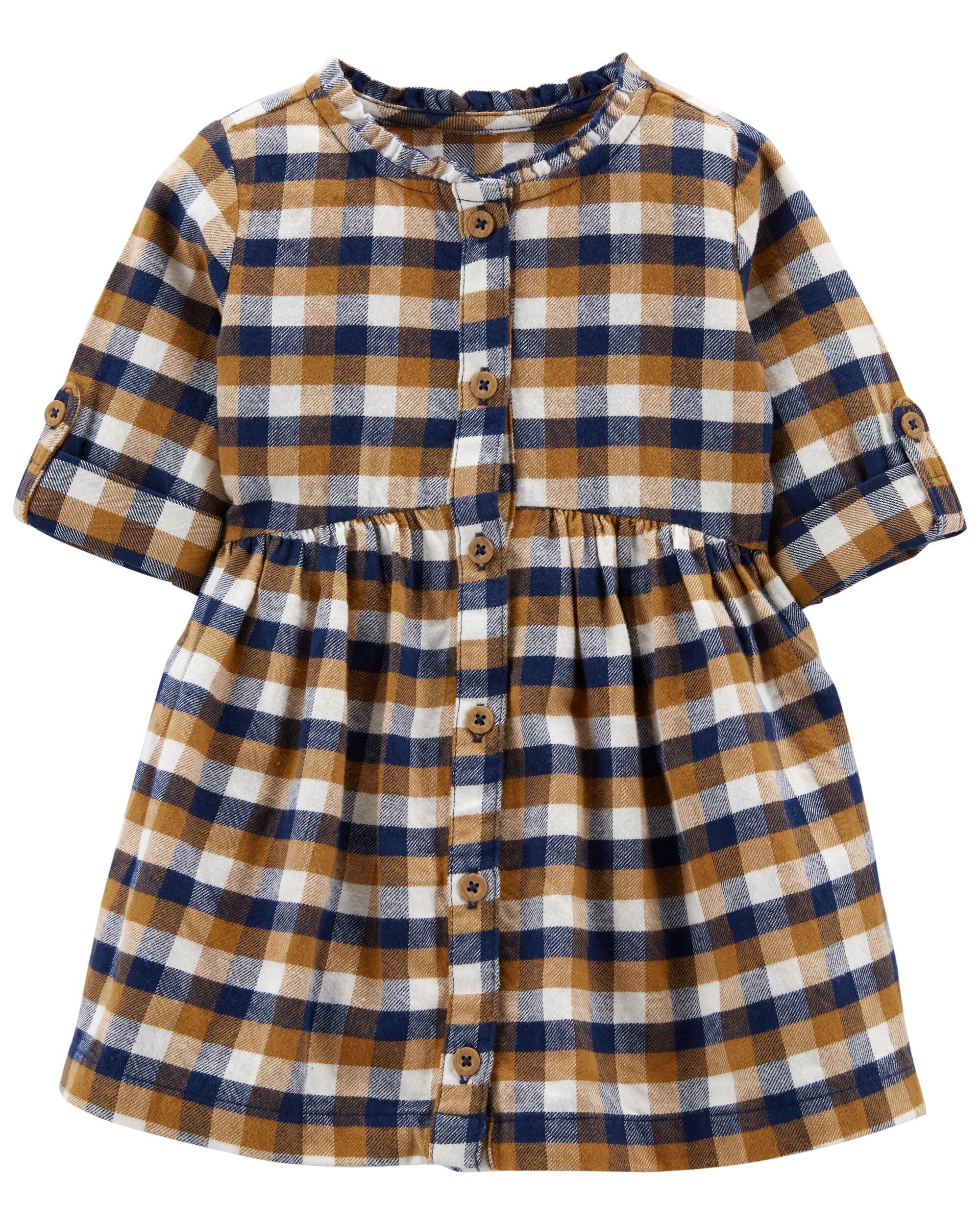baby flannel dress