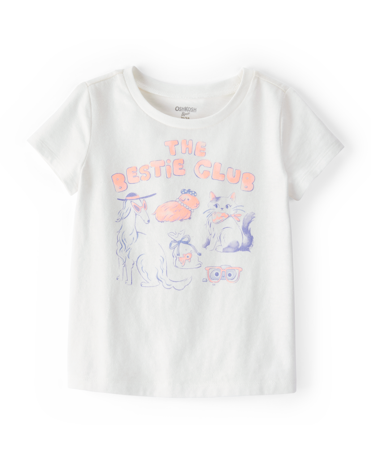 BABYL「2025 SECRET OBJECT」 TEE XL 新品 Toddler Besties Short-Sleeve Graphic Tee - Ivory - OshKosh B