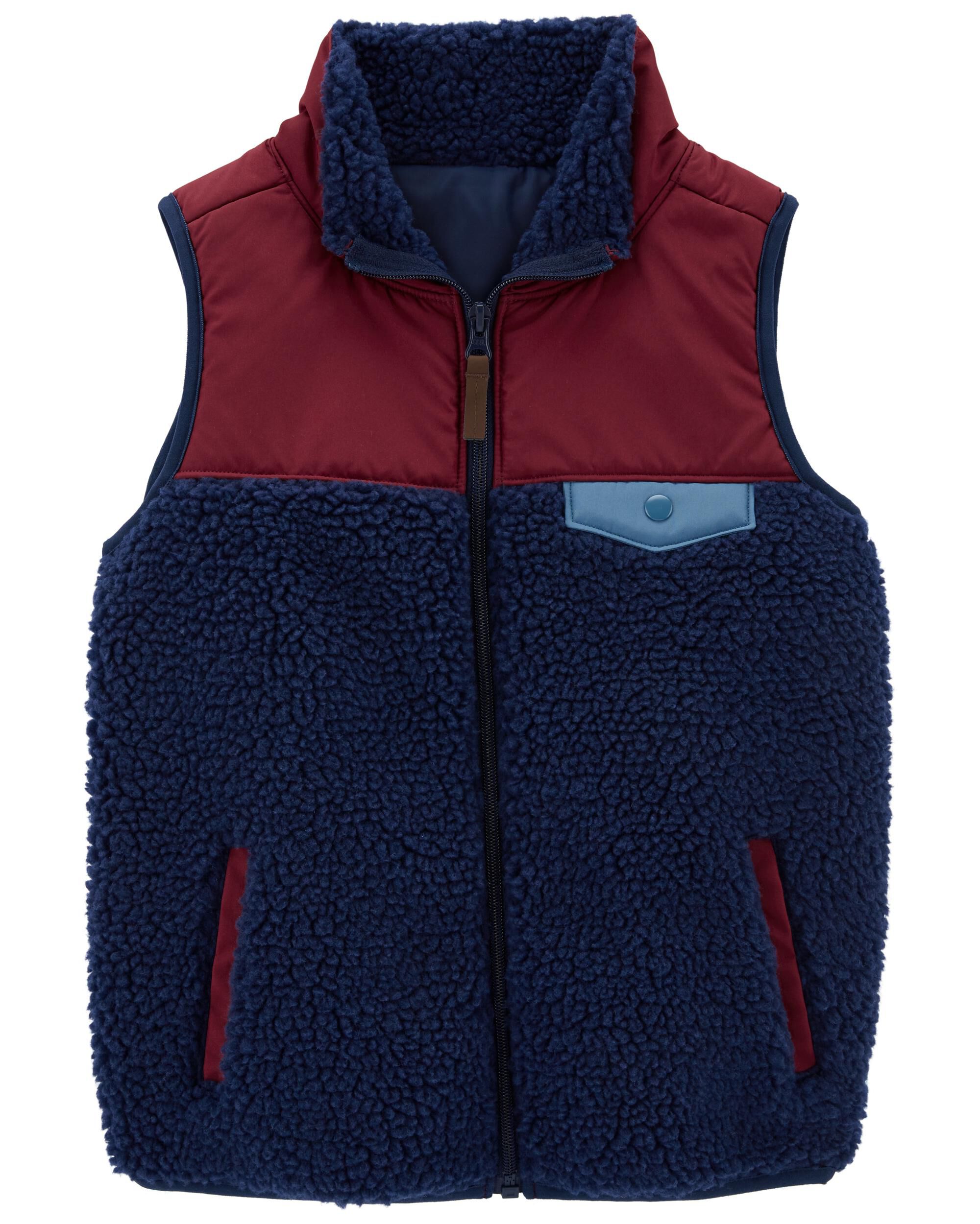 Blue Kid Zip-Up Vest | carters.com