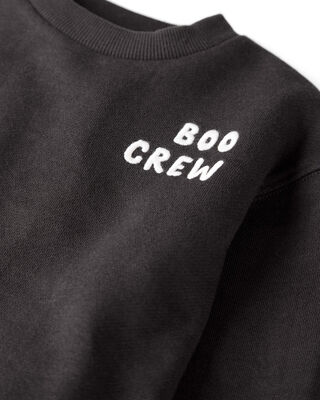 Product image 2 of Toddler Organic Cotton Boo Crew Pullover
