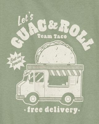 Product image 2 of Kid Guac & Roll Short-Sleeve Graphic Tee - Green