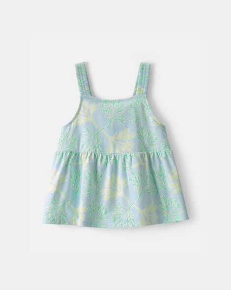 girls reef tank top - blue/green