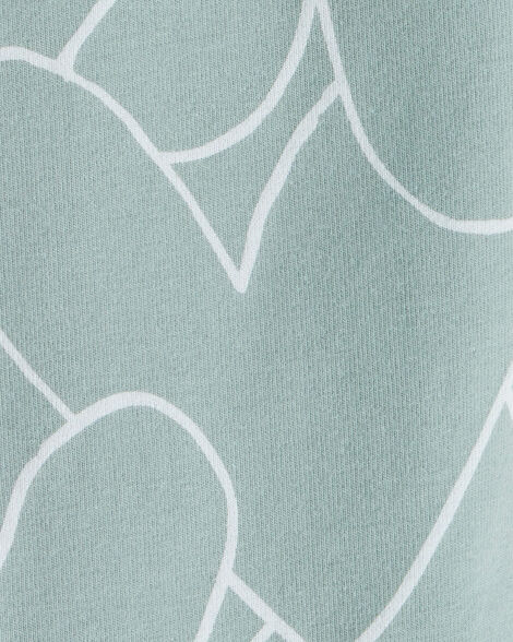 Product image 3 of Baby Girl Cotton Heart Stretch Leggings - Green