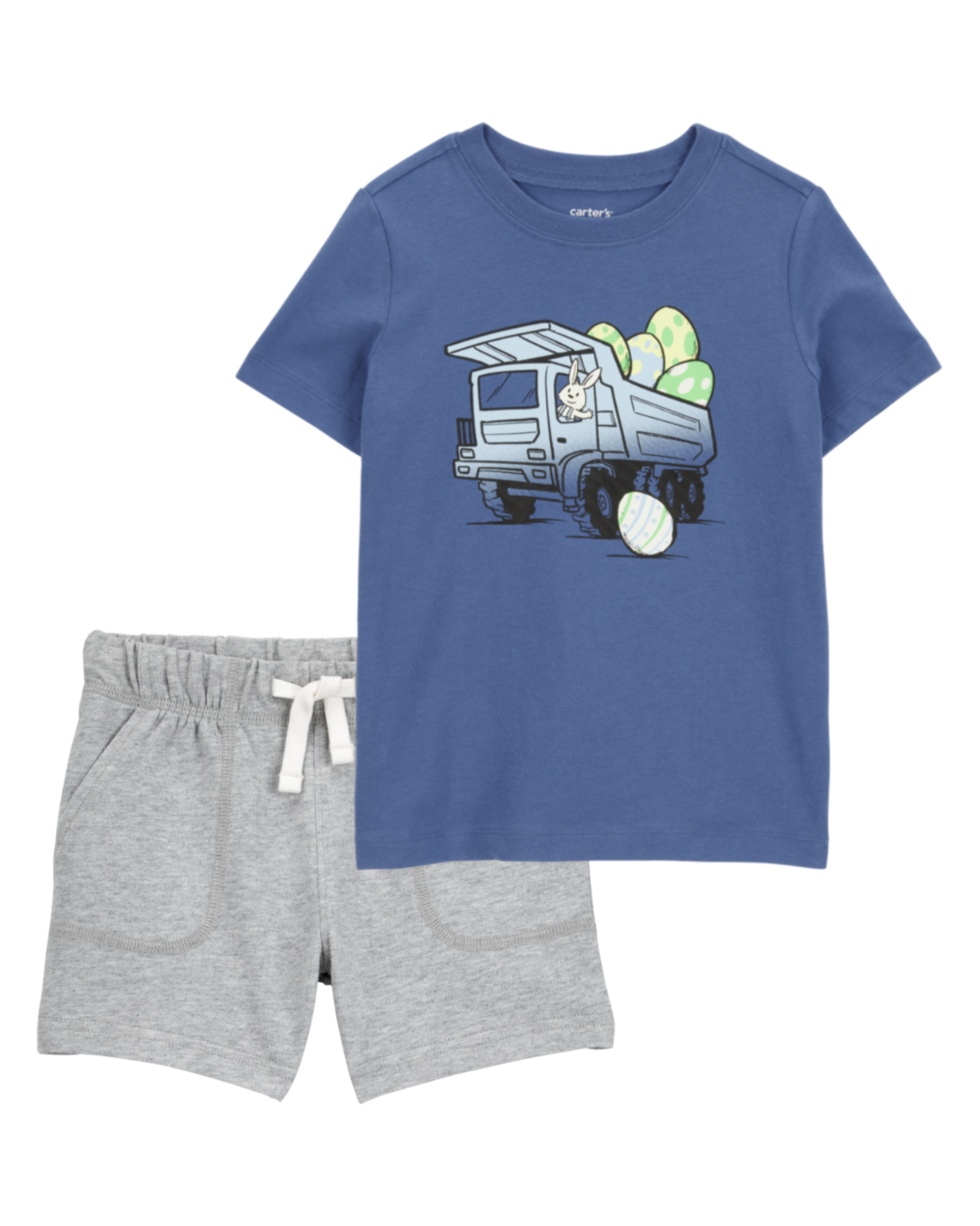 Toddler 2-Piece Easter Tee & French Terry Shorts Set