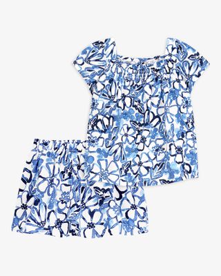 Product image 1 of Toddler 2-Piece Floral Fashion Top & Skort Set
