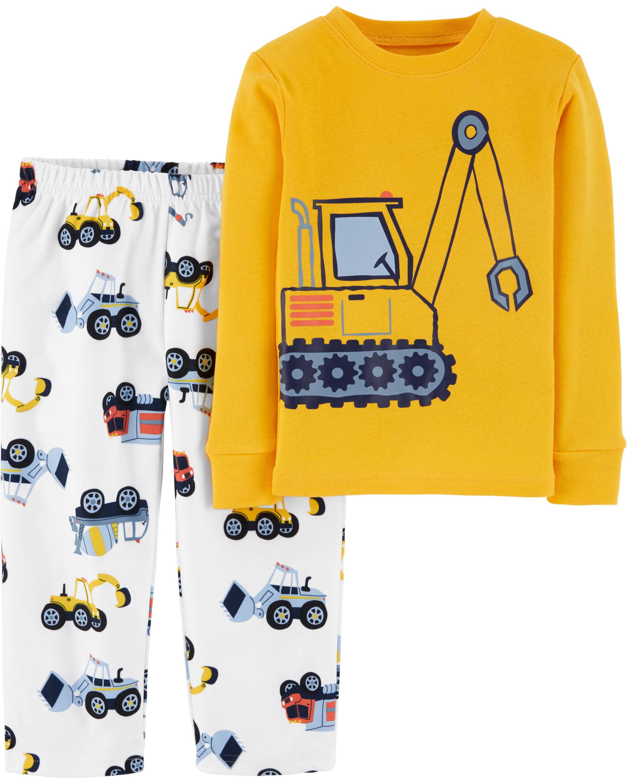 carter's construction pajamas