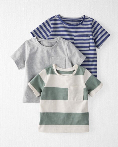  Product image 1 of Baby 3-Pack Organic Cotton Pocket Tees