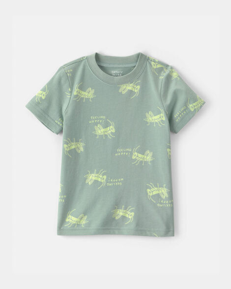 toddler boy grasshopper t-shirt - green
