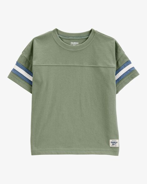  Product image 1 of Baby Short-Sleeve Striped Tee - Green
