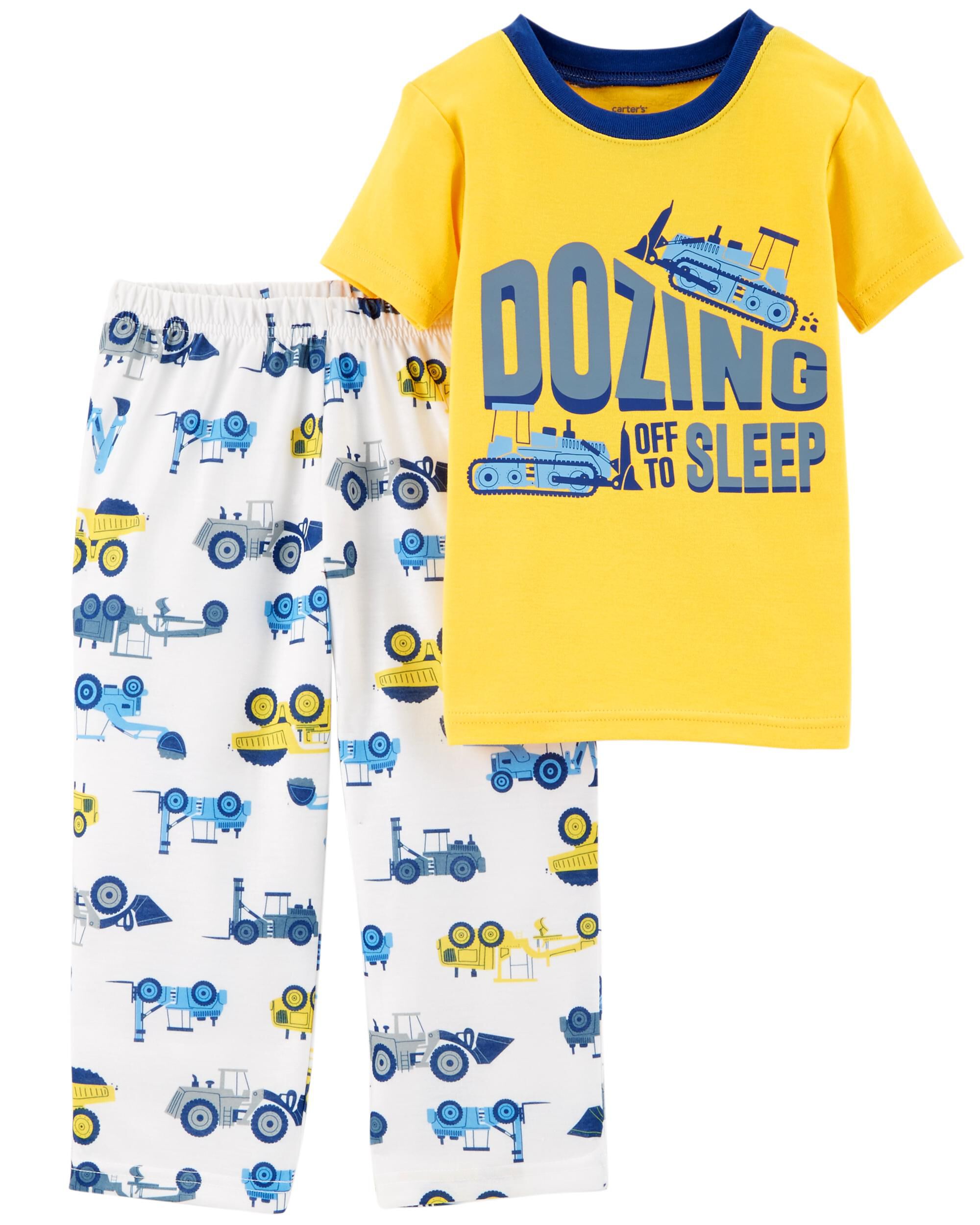 carter's construction pajamas