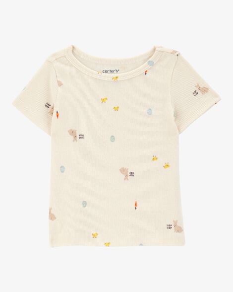  Product image 3 of Baby Boy 2-Piece Tee & Bunny Shortall Set - Green