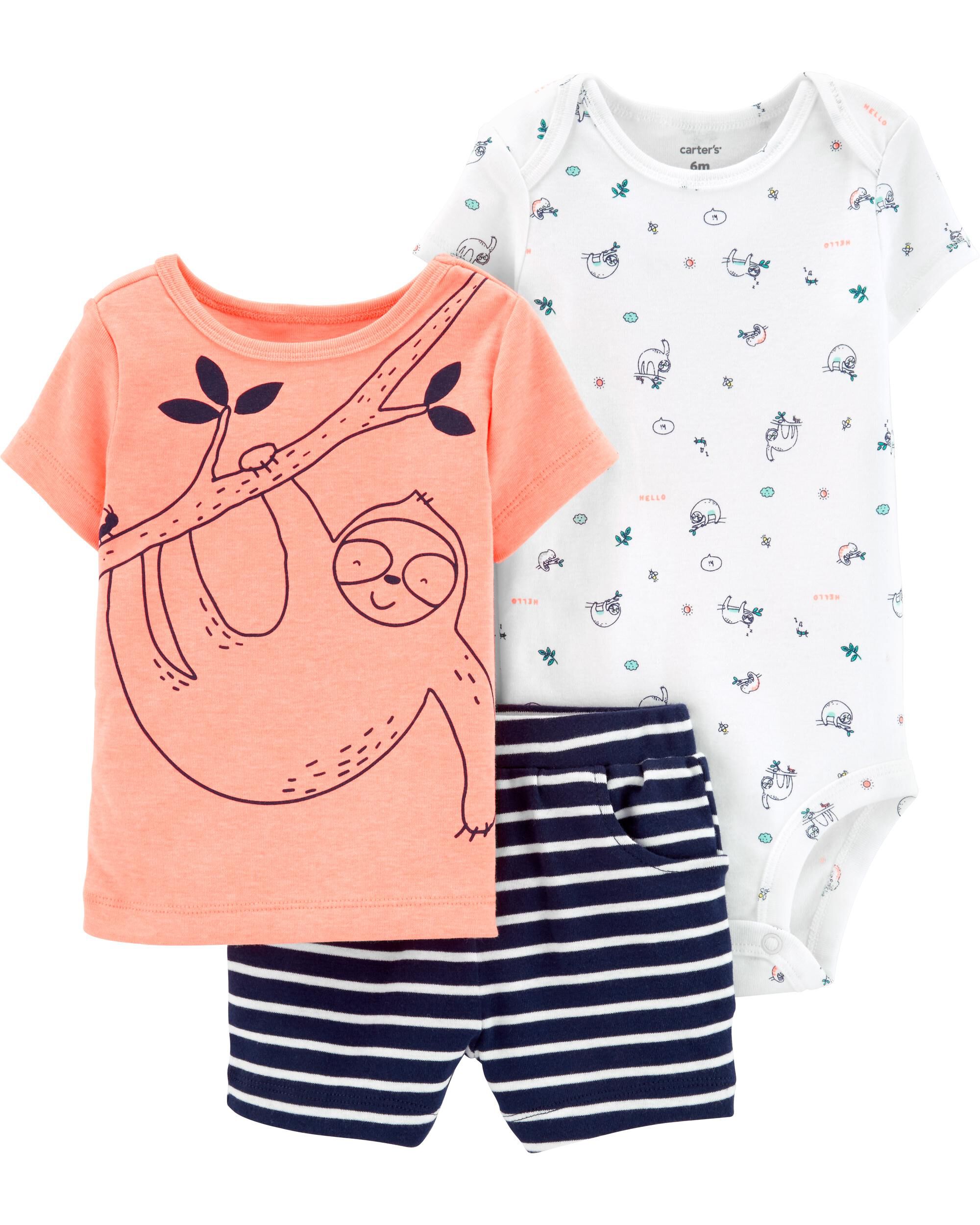 baby boy sloth outfit