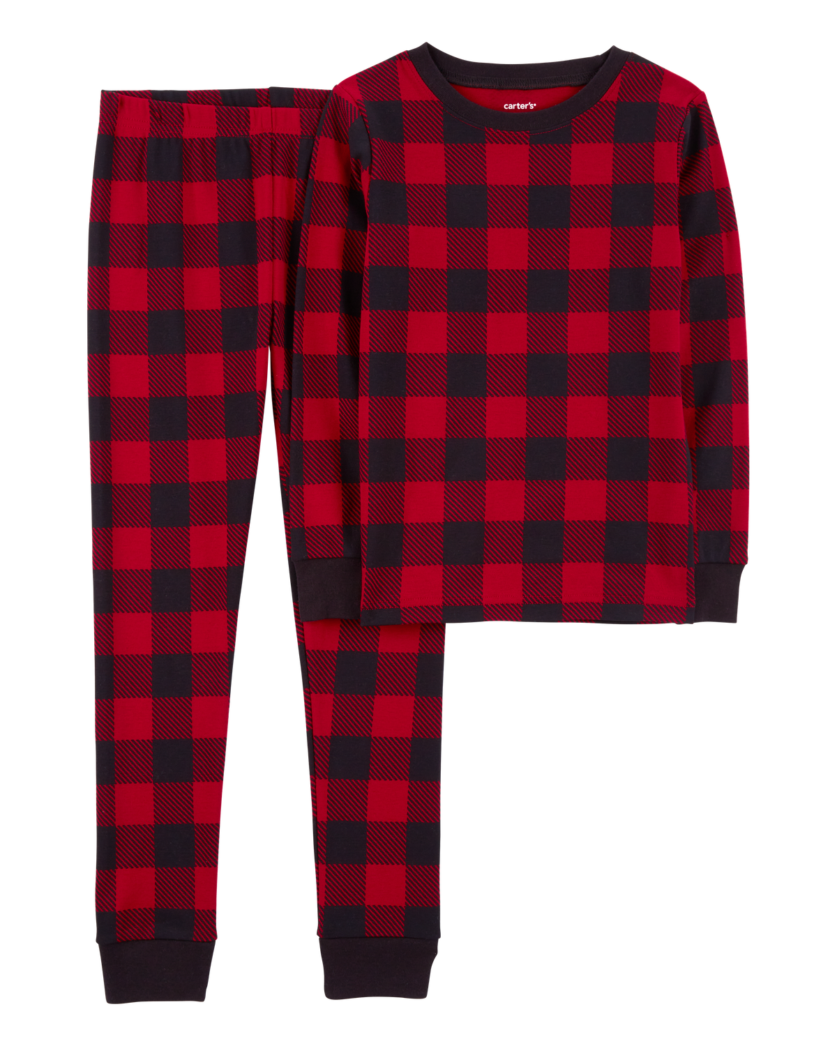 Kid buffalo plaid pajamas outlet